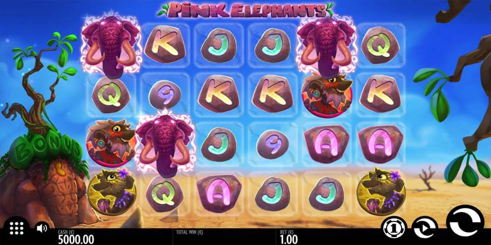 Slot from Thunderkick - Pink Elephants