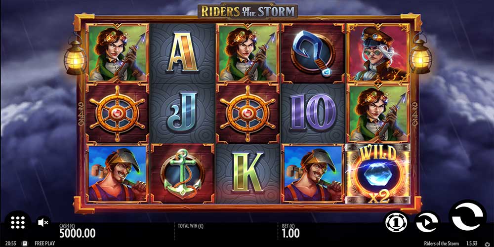 Slot from Thunderkick - Riders of the Storm