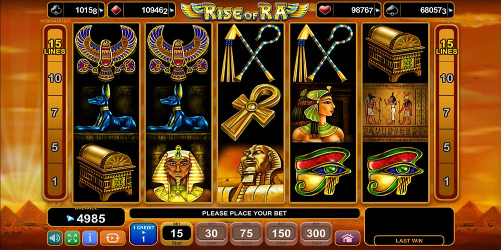 Slot from EGT - Rise of Ra